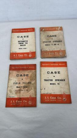 (4) CASE OPERATORS MANUALS