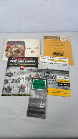 (5) FARMING BROCHURES & SALES PAMPHLETS
