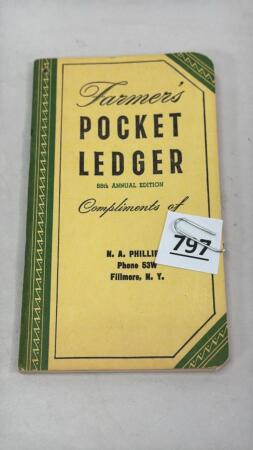 88TH ANNUAL EDITION OF THE FARMERS POCKET LEDGER