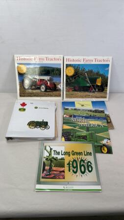 APPROX. 6 NEWER FARMING CALENDARS & BINDER