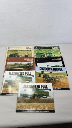 APPROX. 7 JOHN DEERE EQUIPMENT BROCHURES