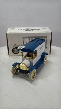 ELMIRA MAPLE SYRUP FEST. 1913 1/2 TON TRUCK BANK