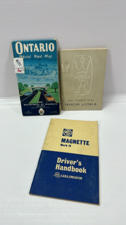 Vintage Car & Travel Info Lot -See Notes