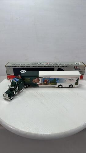FARM JOURNAL PETERBILT SEMI W/FEATHERLITE TRAILER