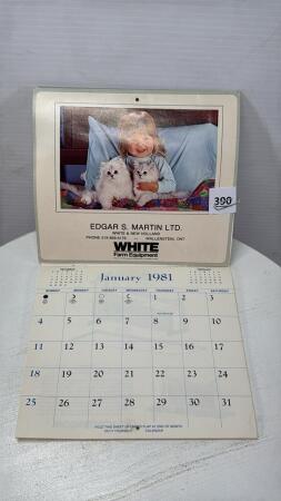 1981 EDGAR S MARTIN (WALLENSTEIN)LIMITED CALENDAR