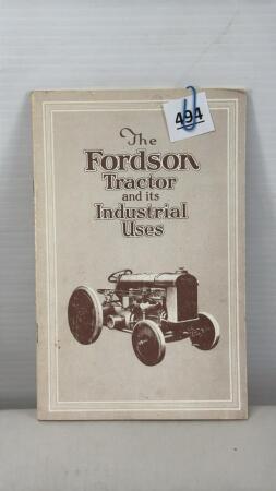 THE FORDSON TRACTOR & ITS INDUSTRIAL USES BOOK