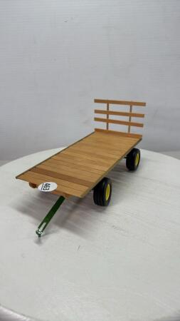 WOODEN FLAT RACK WAGON