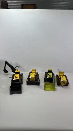 (4) TONKA CRAWLERS