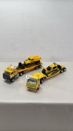 (2) TONKA SMALL FLOATS WITH LOADS