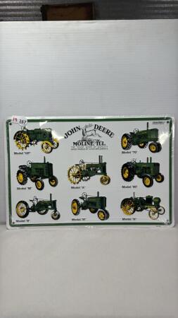 TIN REPRO JOHN DEERE SIGN