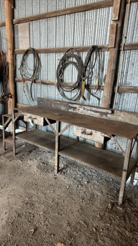 Steel 7ft x 2ft Work Bench