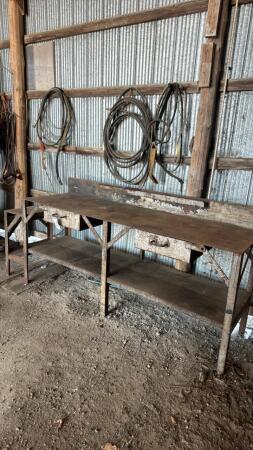 Steel 7ft x 2ft Work Bench