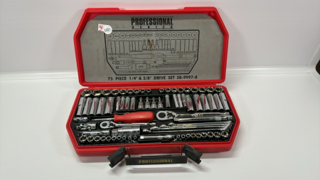 CTC Pro. 75 Piece 1/4in & 3/8in Drive Socket Set