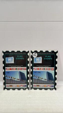 (2) FLAG STAMP COLLECTIONS