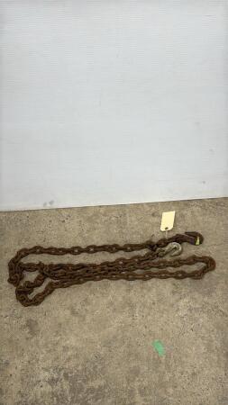 10FT 6IN - 5/16IN CHAIN WITH 2 HOOKS