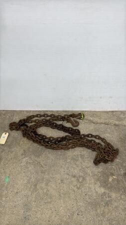 20FT 6IN - 5/16IN CHAIN WITH 2 HOOKS