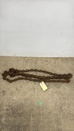 12FT - 5/16IN CHAIN WITH 2 HOOKS
