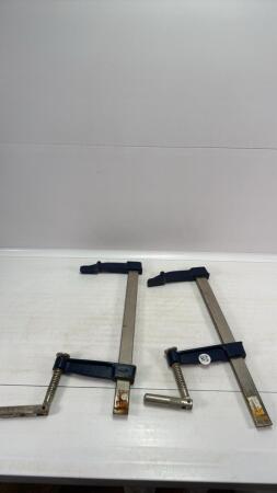 (2) 5IN X 12IN SLIDING BAR CLAMPS