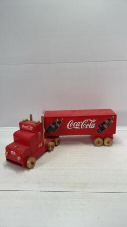 WOODEN COCA COLA SEMI