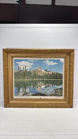 FRAMED LAKE O'HARA CANADIAN ROCKIES PRINT