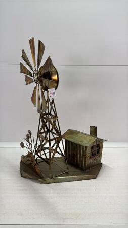 TIN WINDMILL DECORATION