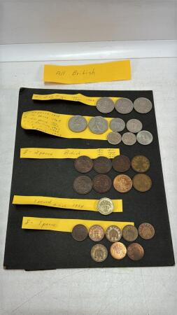 ASSORTED LOT OF BRITISH CURRENCY