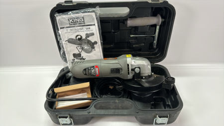 King 5in Double Cut Saw in Case -As New