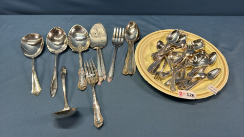 40 Pieces of Mismatched Flatware