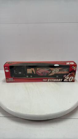 TONY STEWART SEMI WITH RACING TRAILER