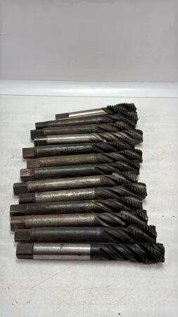 ASSORTED LOT OF SPIRAL FLUTE TAPS