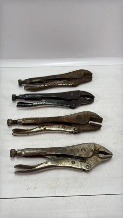 (4) SETS OF VICE GRIPS