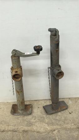 (2) SIDE MOUNT TRAILER JACKS
