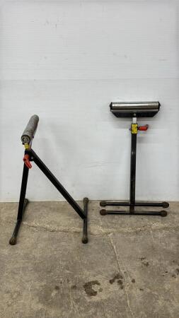 PAIR OF ADJUSTABLE ROLLER STANDS