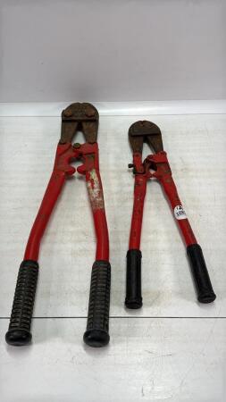 (2) PAIRS OF BOLT CUTTERS