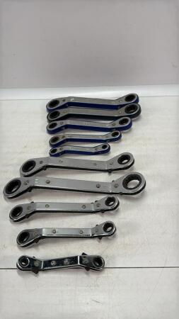 10PC GEAR WRENCHES STANDARD & IMPERIAL
