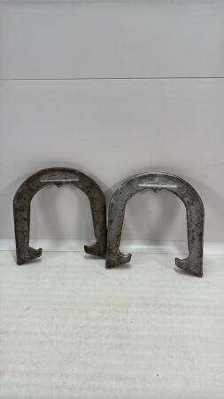 PAIR OF ELMER HOHL HORSE SHOES