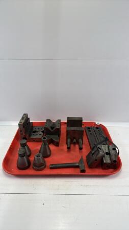ASSORTED LOT OF VARIOUS MACHINIST TOOLS