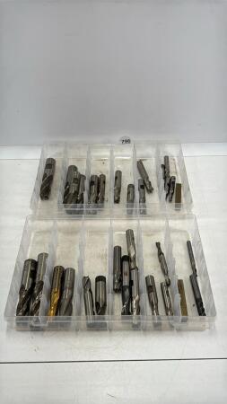 (2) TRAYS OF ASSORTED MILLING BITS