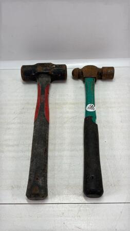 (1) 14IN BALL PEAN & (1) 14IN MALLET