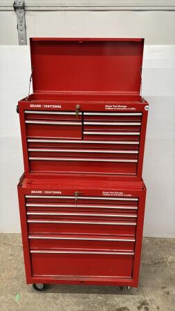 SEARS CRAFTSMAN TOP & BOTTOM TOOL CHEST