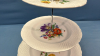 Old English Iron Stone 3 Tier Dainty Plate - 3