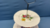 Old English Iron Stone 3 Tier Dainty Plate - 4