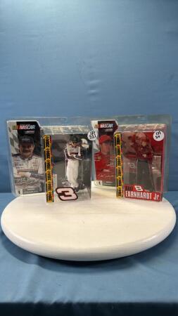 NO 3 DALE & NO 8 DALE JR EARNHARDT FIGURINES