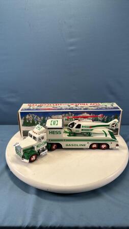 HESS TOY TRUCK & HELICOPTER