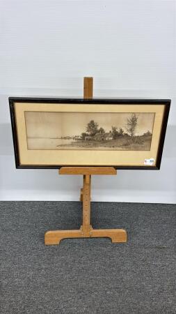LAKE FRONT PRINT BY EL. FULD