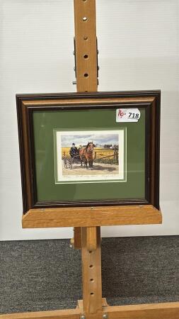 ROGER WITMER NUMBERED PRINT "ON THE WAY HOME"