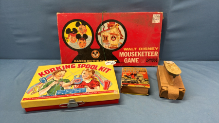 Vintage Games & Toys Lot -See Notes