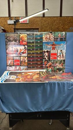 (4) FOOD, BEER & COCA COLA CALENDARS & POSTERS