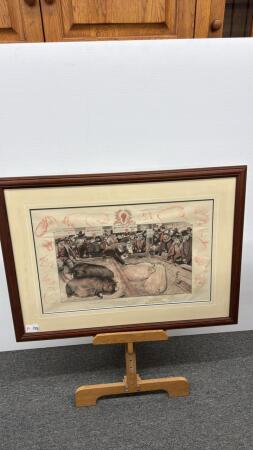 PRINT OF THE CENTENARY SMITHFIELD CLUB CATTLE SHOW