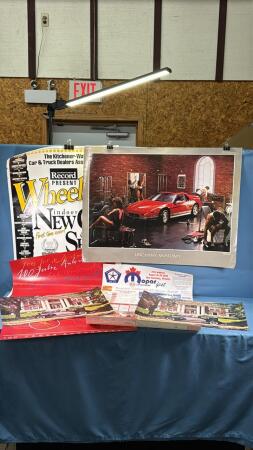 (6) CAR CALENDARS & AUTOMOTIVE POSTERS